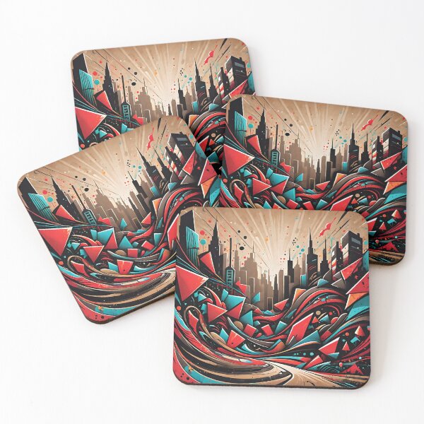 Item preview, Abstract and Futuristic Cityscape designed and sold by p3Rspectives.