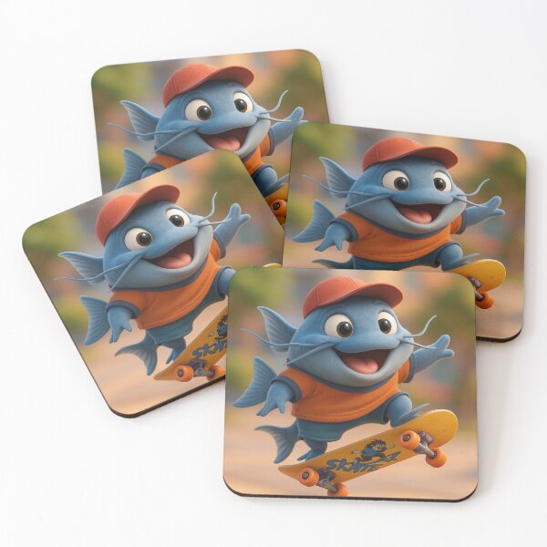 Item preview, Skater Blue Catfish designed and sold by Sillytoe.