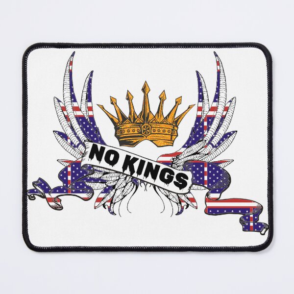 Item preview, NO KINGS – Bold Anti-Authority Statement Design for Rebels and Free Thinkers designed and sold by ArtsyExplorer.