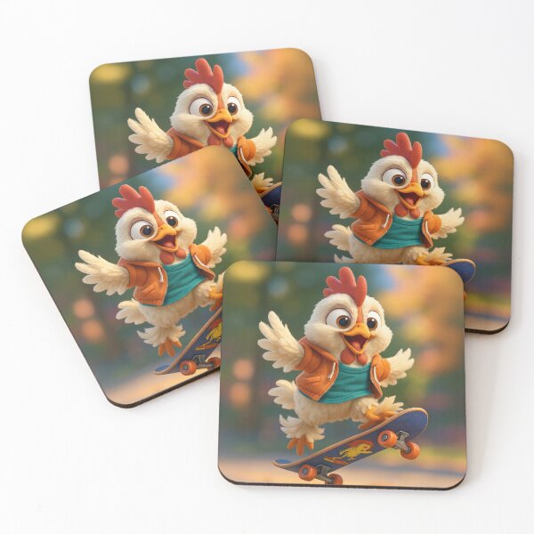 Item preview, Skater Booted Bantam Chicken designed and sold by Sillytoe.
