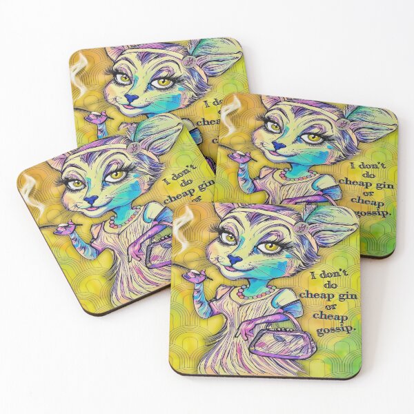 Item preview, Flapper Cat With Sass & Style designed and sold by gleefulme.