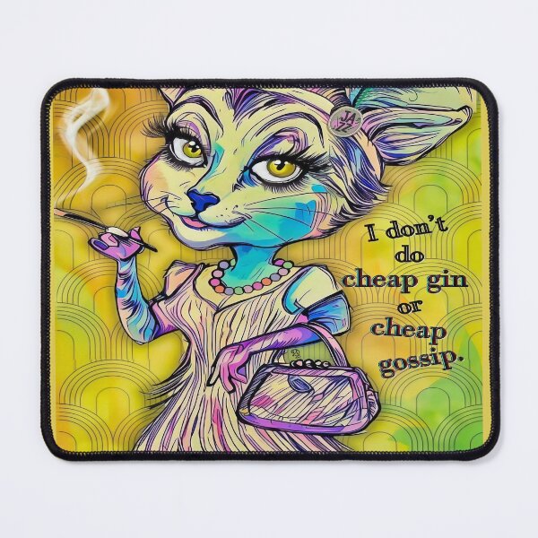 Item preview, Flapper Cat With Sass & Style designed and sold by gleefulme.