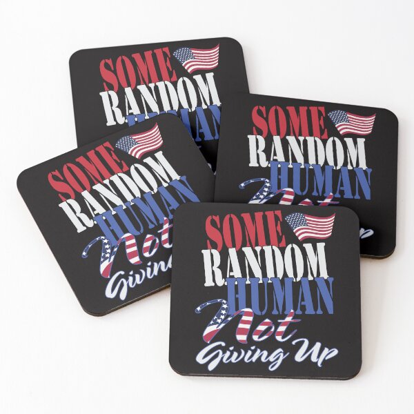 Item preview, Some Random Human Not Giving Up designed and sold by bumperbay.