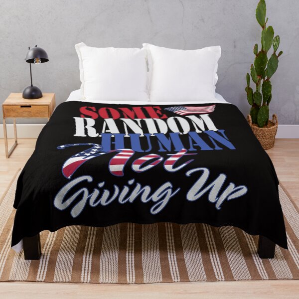 Item preview, Some Random Human Not Giving Up designed and sold by bumperbay.