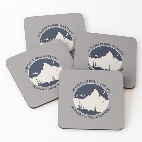 Item preview, In every climb a lesson, it every view a reward, Mountain hiking   designed and sold by Jclapp29.
