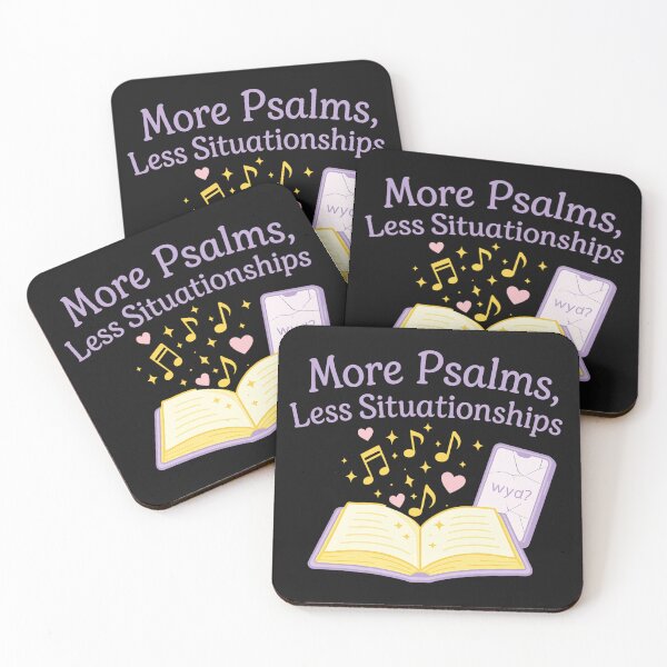 Item preview, More Psalms, Less Situationships – Christian Girl Tee | Psalms 46:5 Shirt • Faith Over Feelings • Godly Relationship Quote designed and sold by FaithDripStudio.