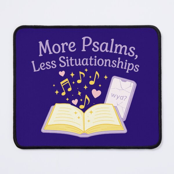 Item preview, More Psalms, Less Situationships – Christian Girl Tee | Psalms 46:5 Shirt • Faith Over Feelings • Godly Relationship Quote designed and sold by FaithDripStudio.