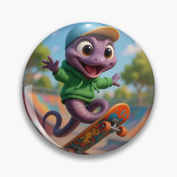 Item preview, Skater Brahminy Blind Snake designed and sold by Sillytoe.