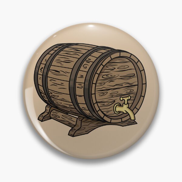 Item preview, old barrel with tap designed and sold by EmeraldeaArt.