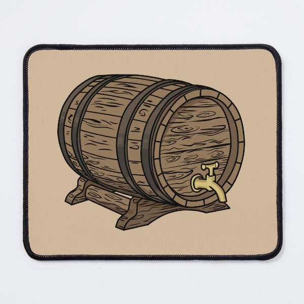 Item preview, old barrel with tap designed and sold by EmeraldeaArt.