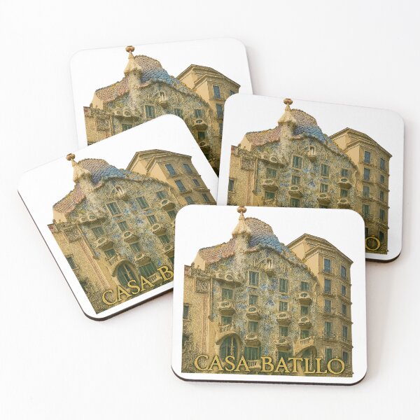 Item preview,  Casa Batlló – Golden Art Deco Illustration of Gaudí’s Masterpiece (Barcelona) designed and sold by branaghbel.