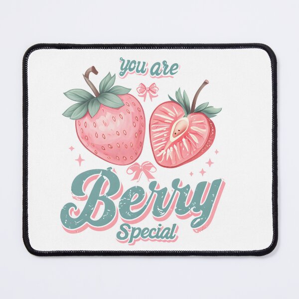 Item preview, You Are Berry Special – Cute Kawaii Strawberry Pun Design designed and sold by Mellylove Design Studio.