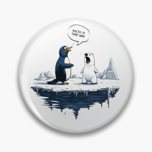 Item preview, Arctic is That Way Friend designed and sold by Blurbean.