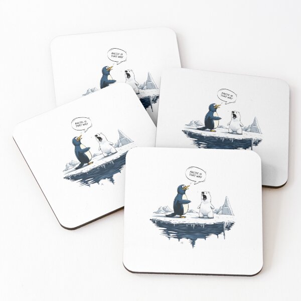 Item preview, Arctic is That Way Friend designed and sold by Blurbean.
