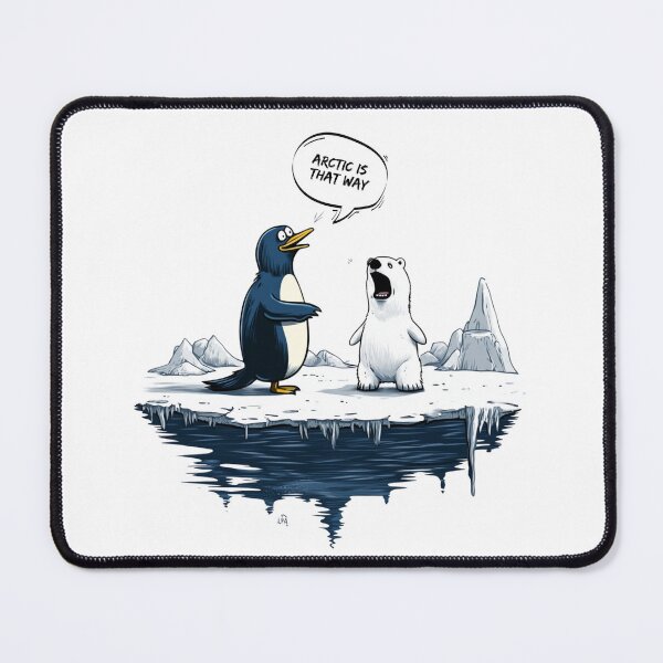 Item preview, Arctic is That Way Friend designed and sold by Blurbean.