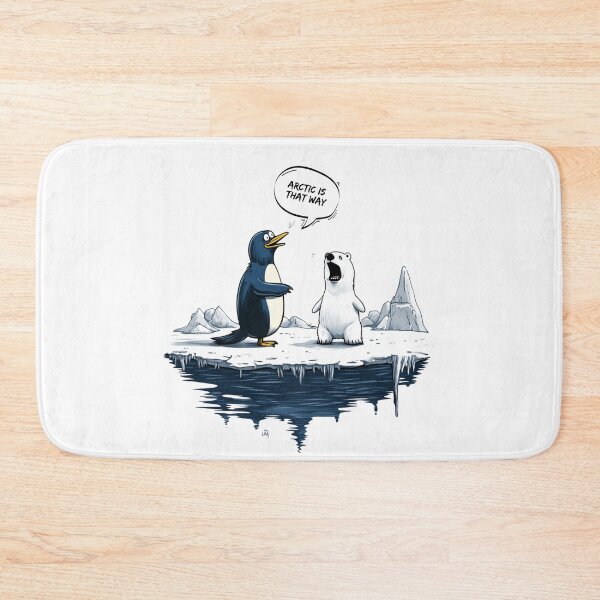 Item preview, Arctic is That Way Friend designed and sold by Blurbean.