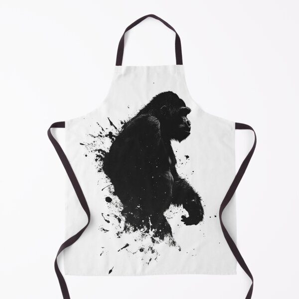 Item preview, Gorilla Ink Splatter Art Print designed and sold by Blurbean.