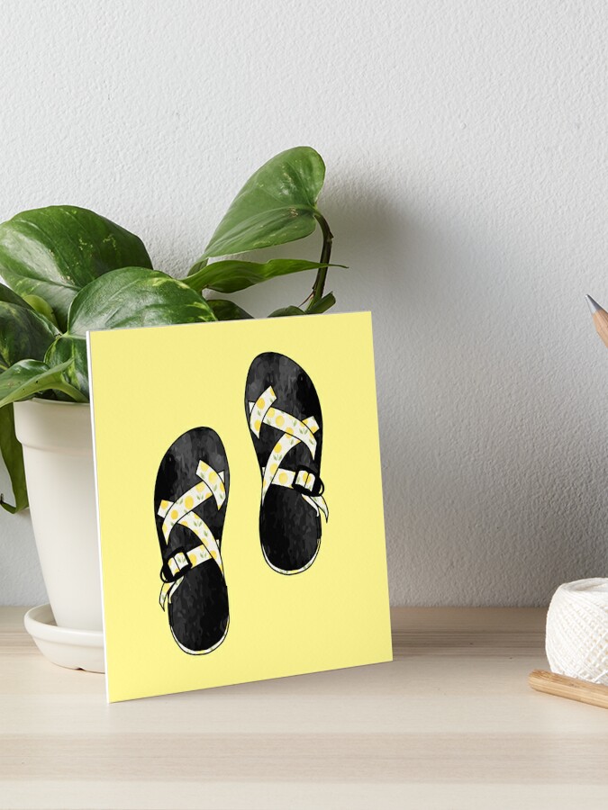 Yellow Floral Chacos