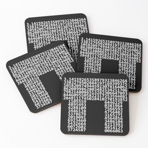 Item preview, First 314 digits of PI (π) (white) designed and sold by owlgeek.