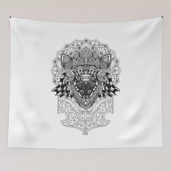 Item preview, Barong Mask: Iconic Balinese Mythical Protector Design designed and sold by FK2012.