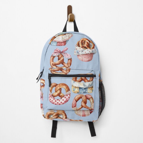 Item preview, Watercolor Pretzel Set – 7-Piece Illustration Pack designed and sold by EmeraldeaArt.