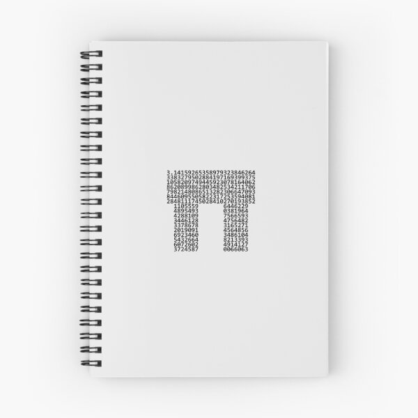Item preview, First 314 digits of PI (π) (black) designed and sold by owlgeek.