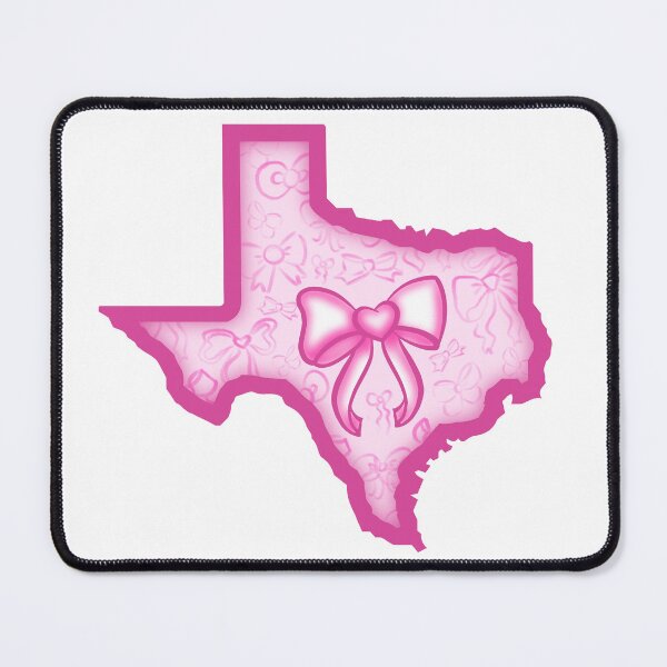 Item preview, Texas State Pretty Pink Sticker designed and sold by AmbyArtist.