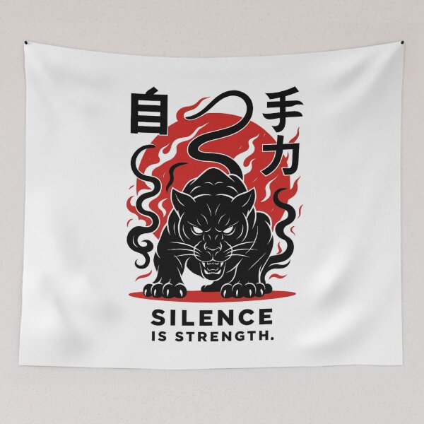 Item preview, Black Panther – Silence Is Strength Minimalist Design > Start with keywords designed and sold by JenniferCreaArte .