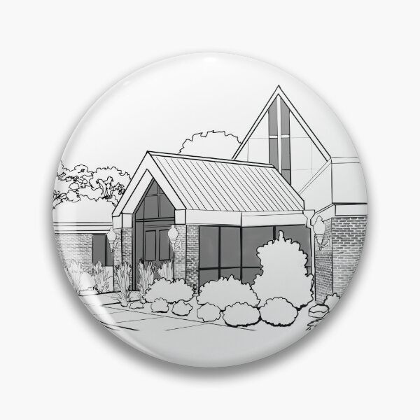 Artikelvorschau, Dreifaltigkeitskirche Ames Zeichnung entworfen und verkauft von NaomiFriend.