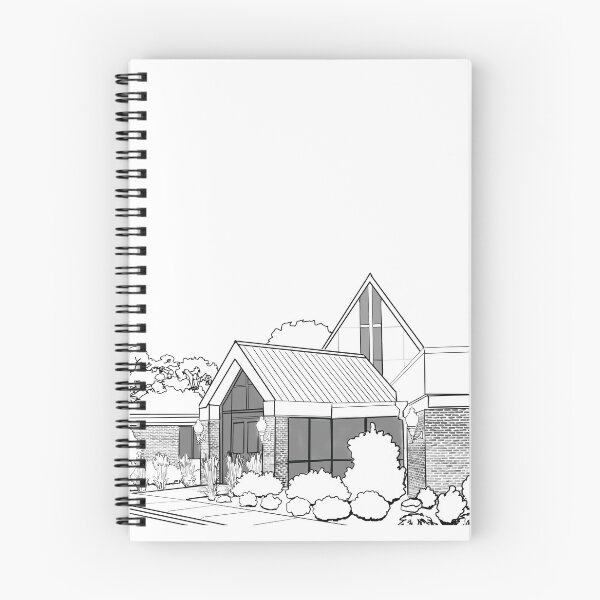 Artikelvorschau, Dreifaltigkeitskirche Ames Zeichnung entworfen und verkauft von NaomiFriend.