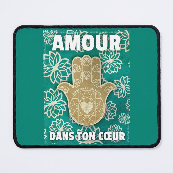 Item preview, AMOUR DANS TON CŒUR + Hamsa | Ancient Protection & Spiritual Art designed and sold by 	aluzia.design.