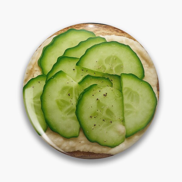 Item preview, Hummus Cucumber Toast designed and sold by LauaraShop.