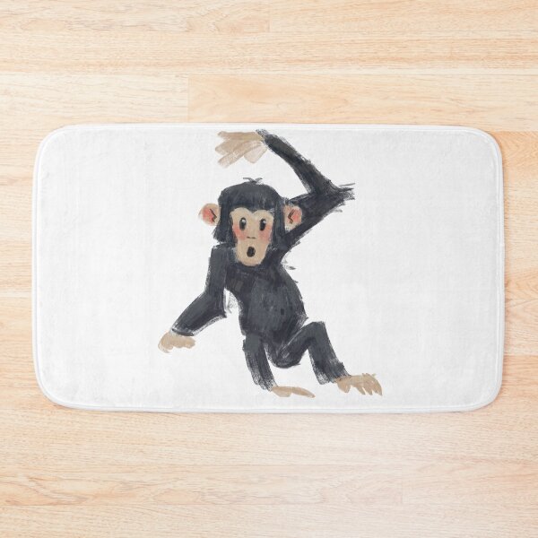 Item preview, Cute Chimpanzee Sketch Crayon Drawing Silly Monkey designed and sold by EepyMonke.