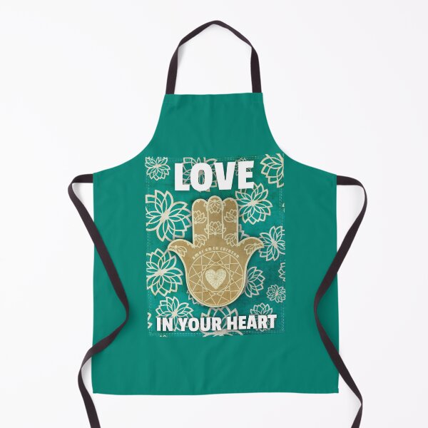 Item preview, LOVE IN YOUR HEART + Hamsa | Ancient Protection & Spiritual Art designed and sold by 	aluzia.design.