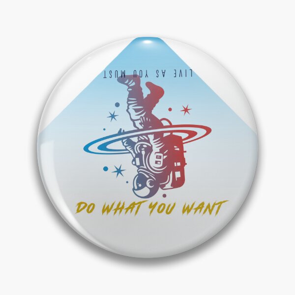 Item preview, Live As You Must Astronaut  designed and sold by CornerStone57.