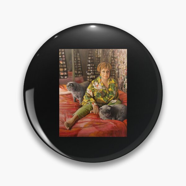 Item preview, Bling - Anne Wills OAM oil painting by Avril Thomas designed and sold by AvrilThomasart.