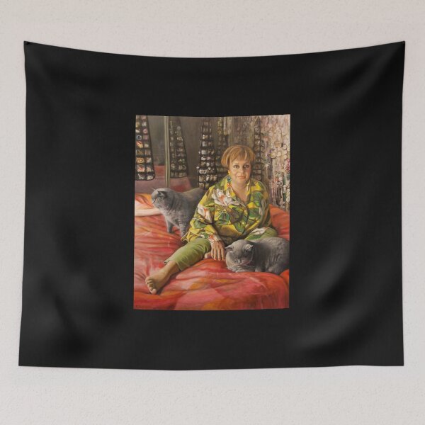 Item preview, Bling - Anne Wills OAM oil painting by Avril Thomas designed and sold by AvrilThomasart.