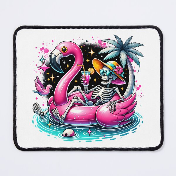 Item preview, Floating into the Afterlife – Skeleton Summer Vibes designed and sold by 2ndSketch.