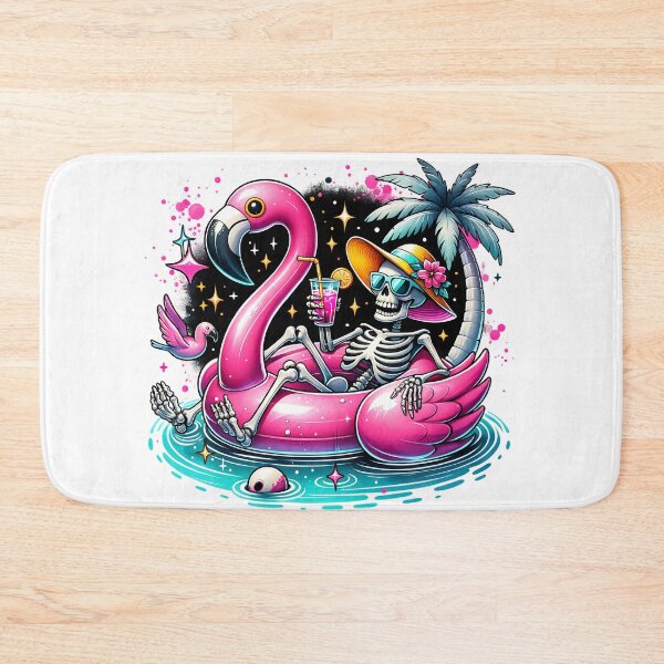 Item preview, Floating into the Afterlife – Skeleton Summer Vibes designed and sold by 2ndSketch.