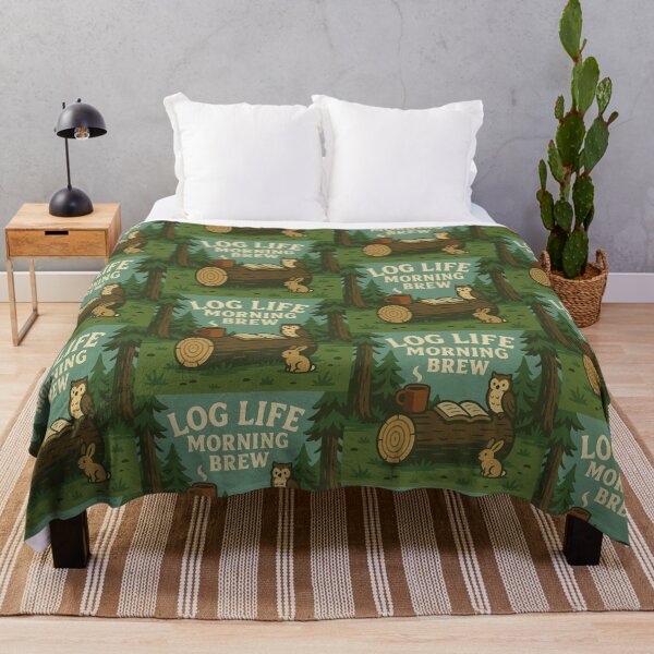 Item preview, Log Life - Morning Brew with Friends designed and sold by Zombo121.