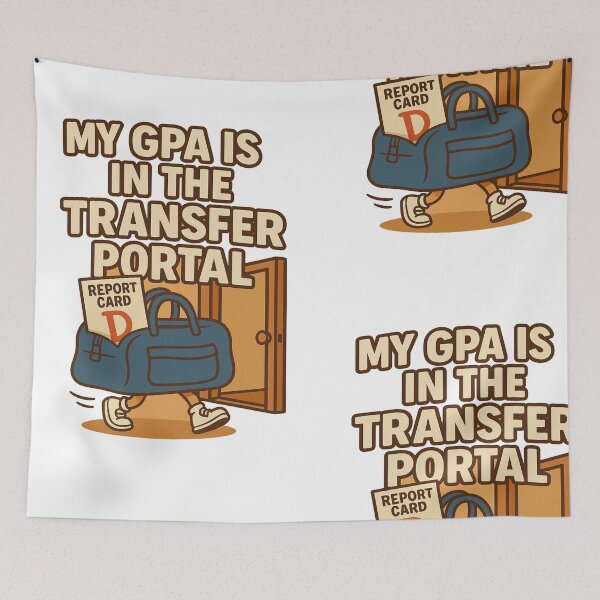 Item preview, GPA in the Transfer Portal – Funny College Sports Shirt designed and sold by FaithDripStudio.