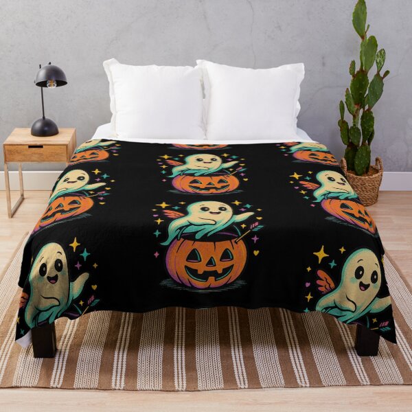 Item preview, Cute Kawaii Ghost Pumpkin Halloween designed and sold by Tigerr3g.