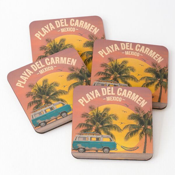 Item preview, Playa del Carmen Retro 70s Sunset Beach – Vintage Mexico Summer Vibes designed and sold by paulo silveira.