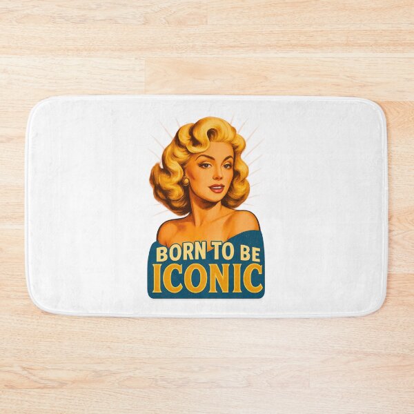Item preview, Born to Be Iconic – Vintage Pin-Up Power Portrait designed and sold by Neonyx2020.