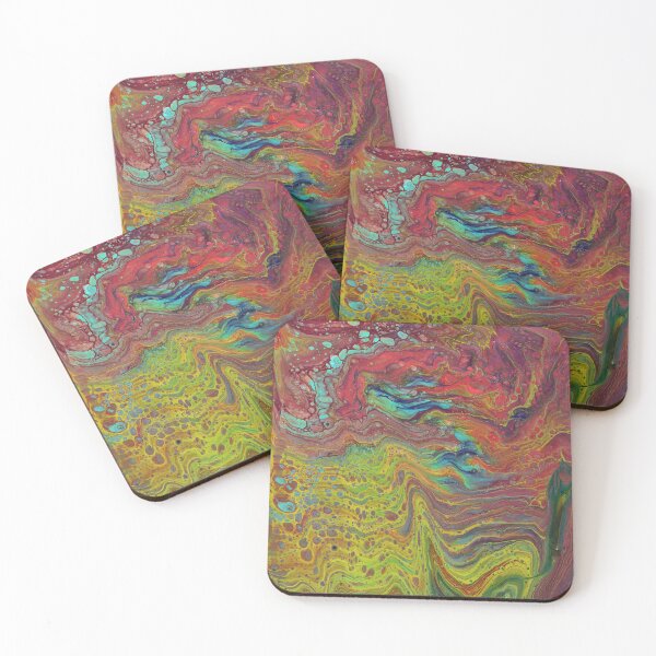 Item preview, United 1 Wild Red Yellow Abstract designed and sold by Doug  Siegel.