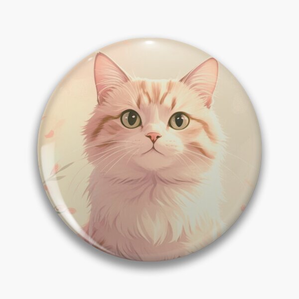 Item preview, A cat sitting amidst flowers designed and sold by CraftyWords.