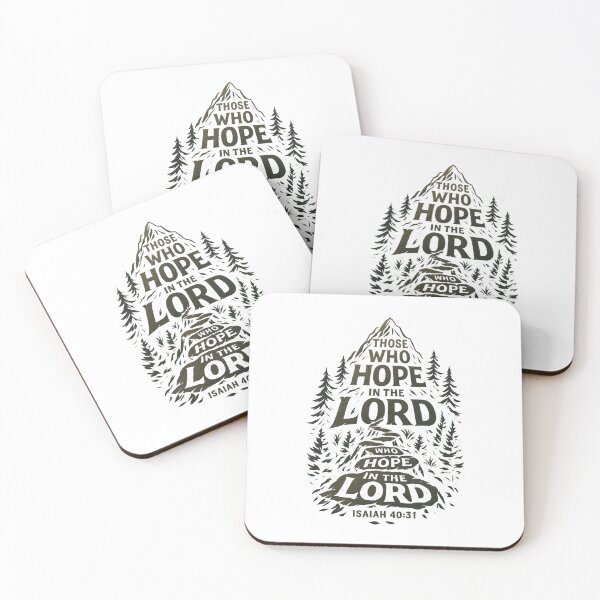 Item preview, Those who hope in the Lord – Isaiah 40:31 designed and sold by GoodwillDesigns.