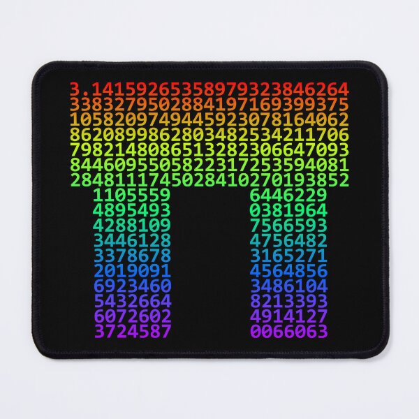 Item preview, First 314 digits of PI (rainbow, LGBT, queer) designed and sold by owlgeek.
