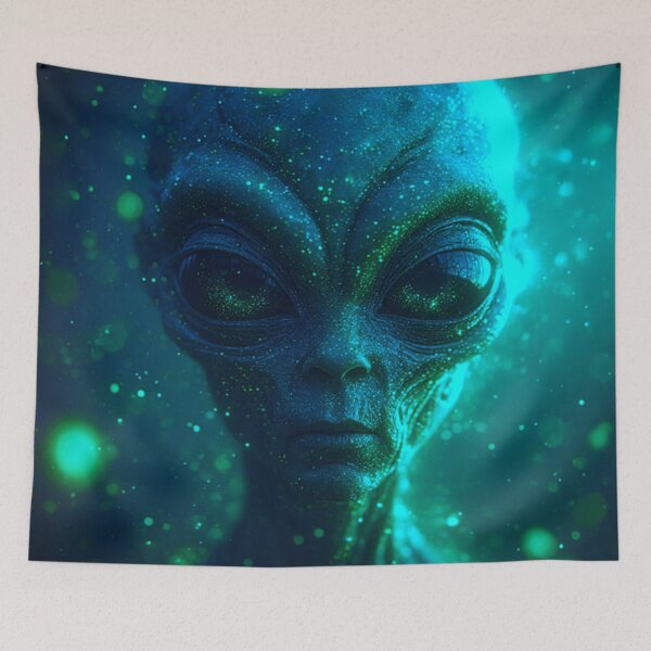 Item preview, Alien Encounter Art designed and sold by TheDarkWardrobe.