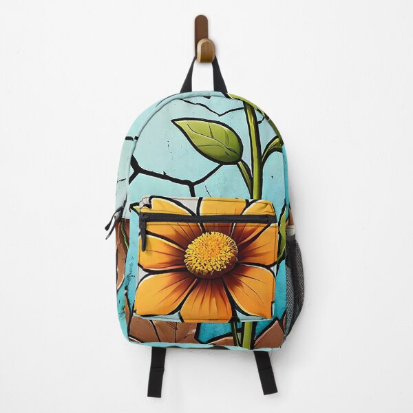 Item preview, A Yellow Flower Growing Through a Cracked Wall designed and sold by p3Rspectives.